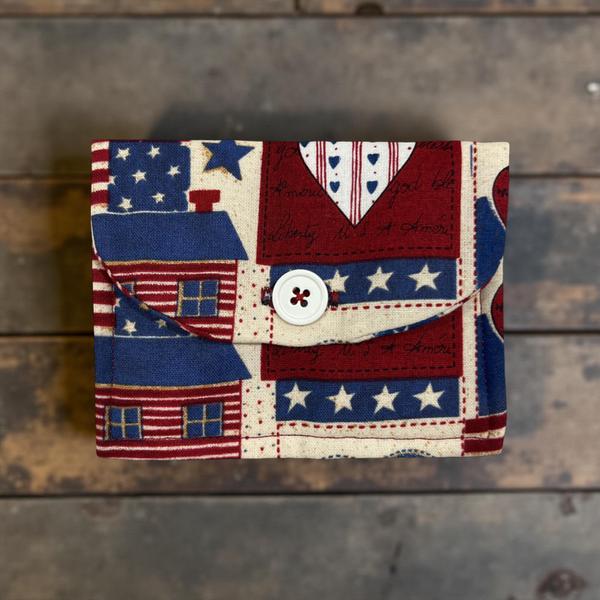 Patriotic Mini Credit Card Wallet