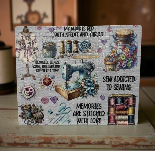 Sew addicted to sewing puzzle