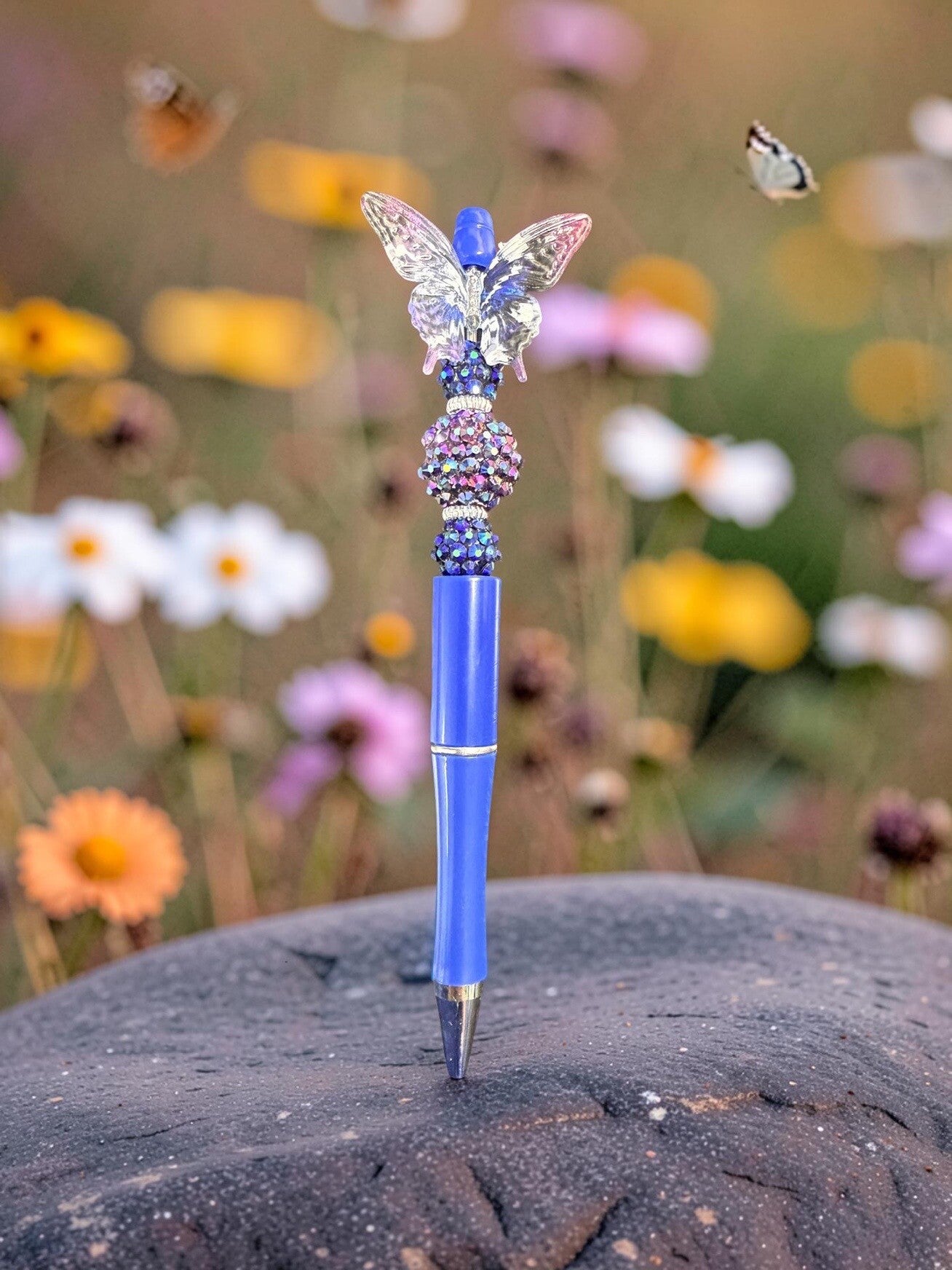 Elegant Crystal Butterfly Pen