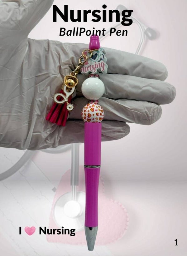 Charming Nurse Ballpoint Pens with Fun Saying's - Several to Choose from (Sold Individually)