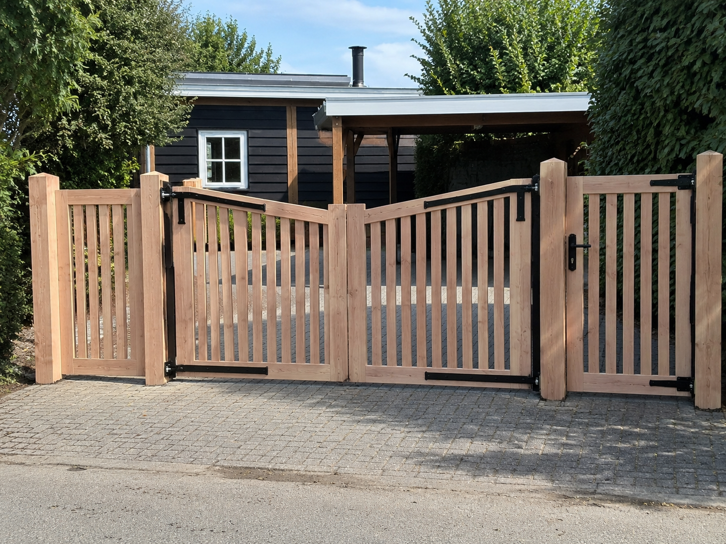 Barones stijl toegangspoort - 200 cm lang x 100 cm hoog