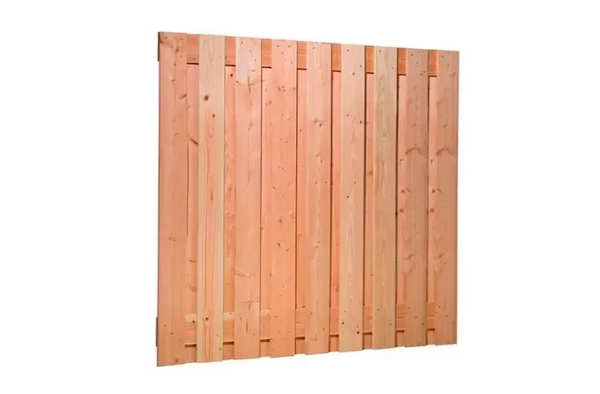 Douglas 19 planks schutting 180 x 180 cm