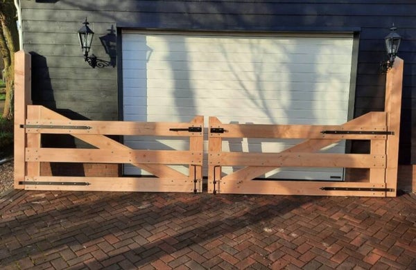 Boeren landhek 200 cm lang x 120 cm hoog