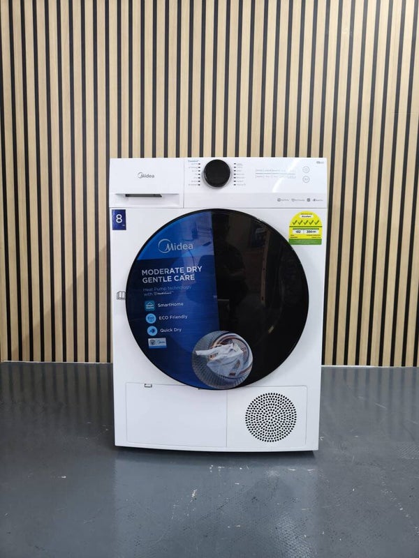 USED MIDEA 8kg Heatpump Dryer  Model: MD200H80W