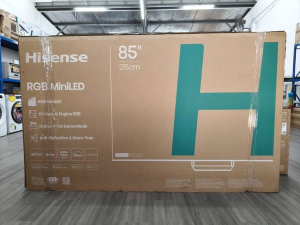 HISENSE 85" 4K 180Hz RGB MINI LED AI TV Model: 85UR8S