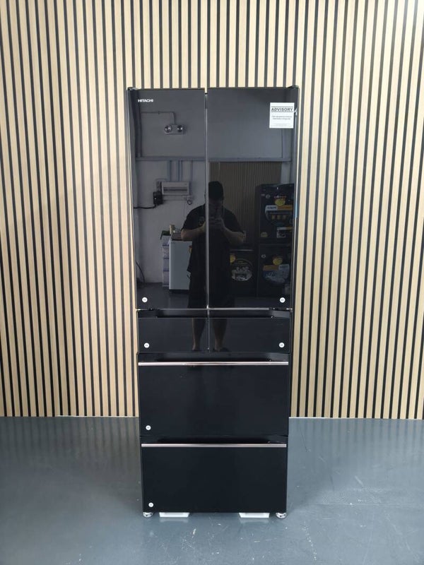 HITACHI 485L MULTI DOOR FRIDGE CRYSTAL BLACK