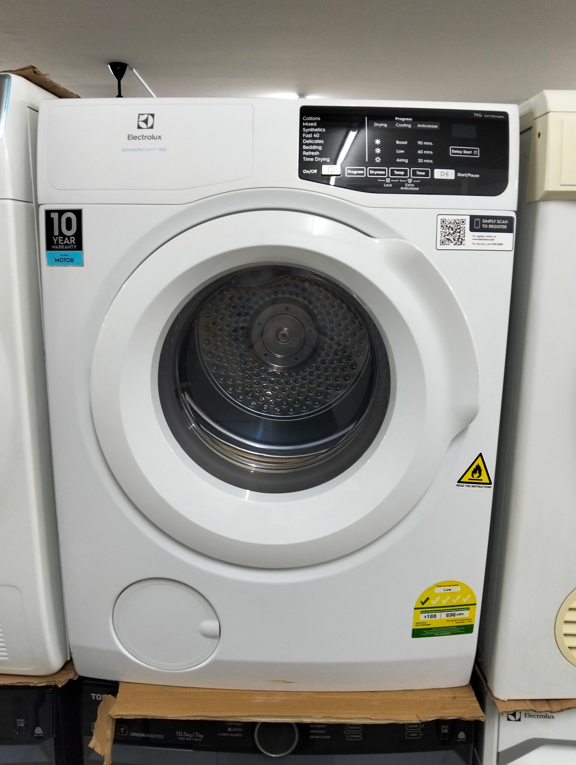 USED - ELECTROLUX 7KG AIR-VENT DRYER