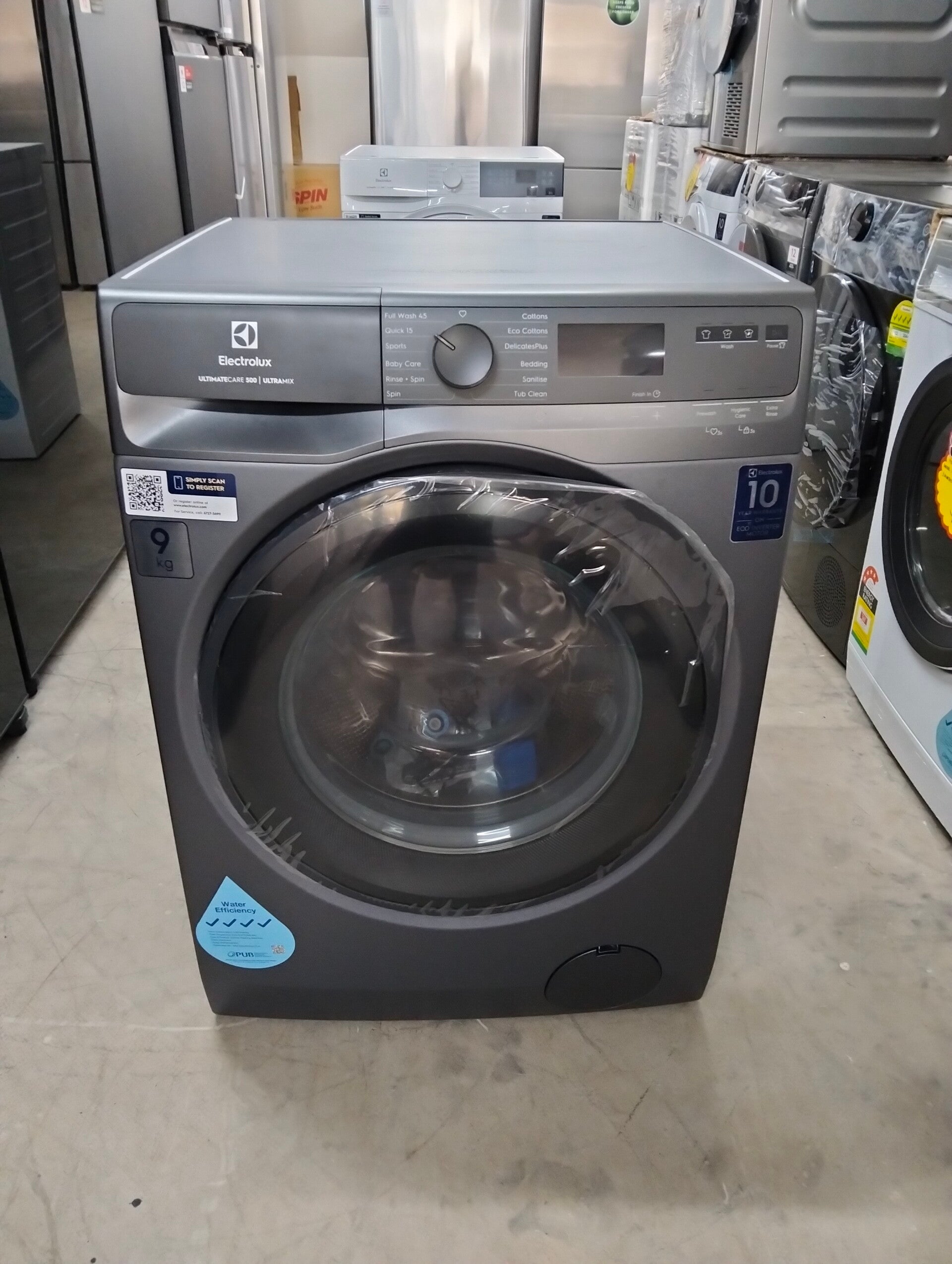 DISPLAY SET - ELECTROLUX 9KG FRONT LOAD WASHING MACHINE - ULTIMATE CARE 500