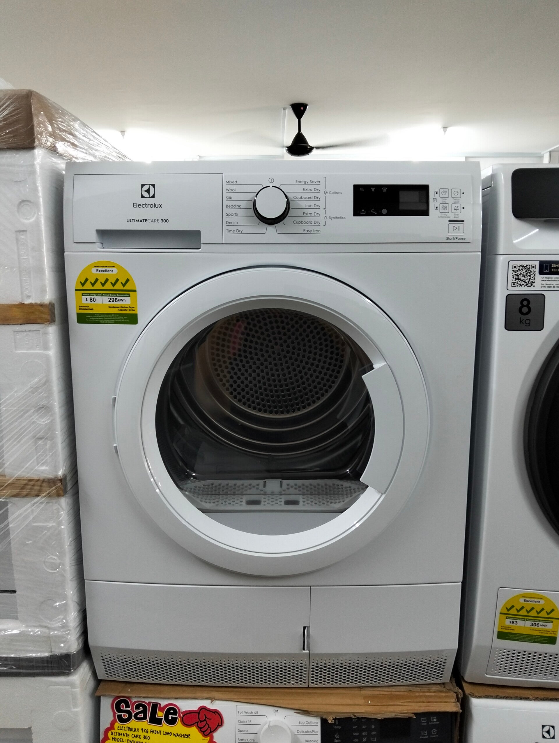 DISPLAY SET - ELECTROLUX 8KG HEATPUMP DRYER - ULTIMATE CARE 300