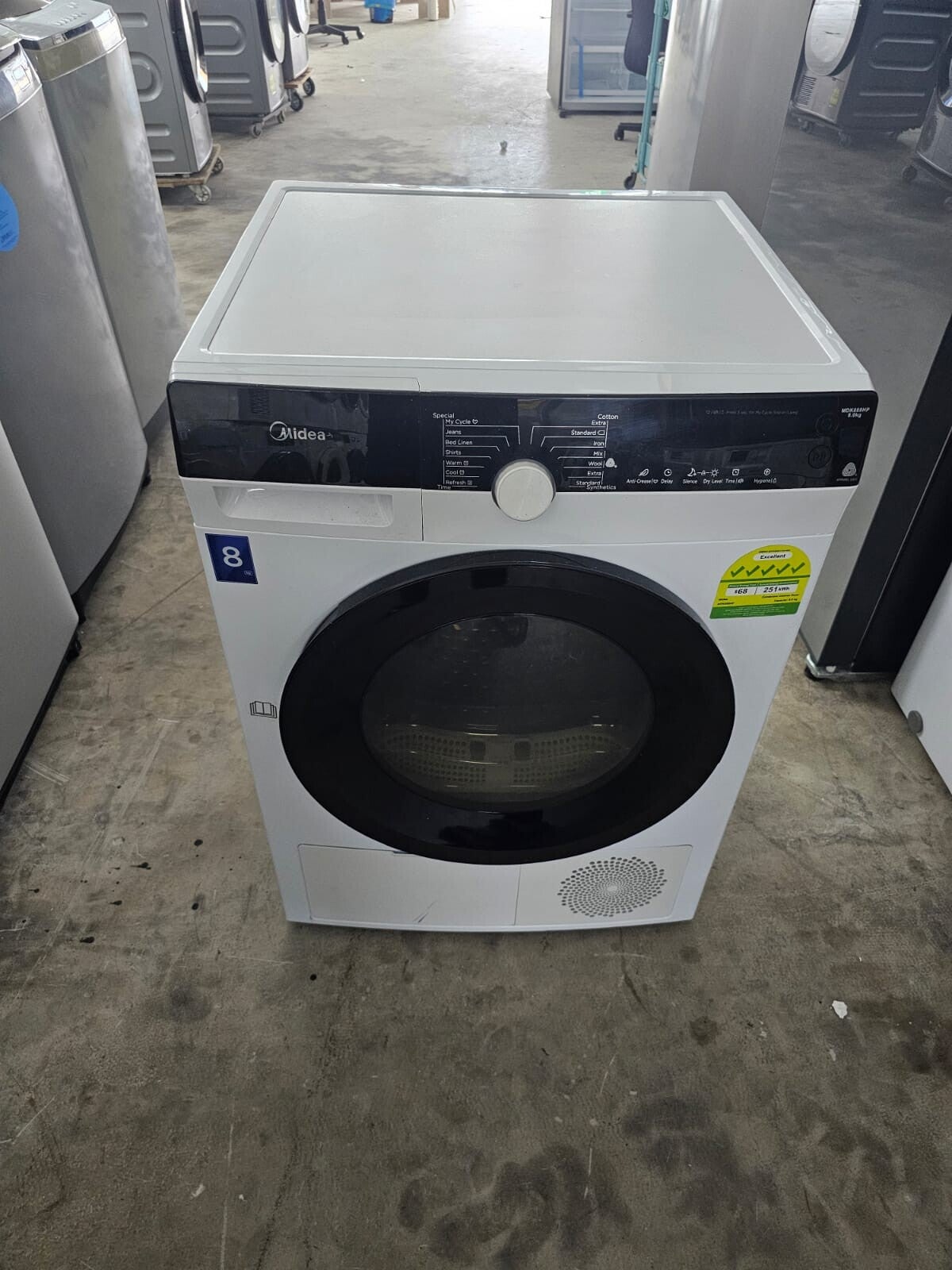 USED - MIDEA 8kg HEATPUMP DRYER