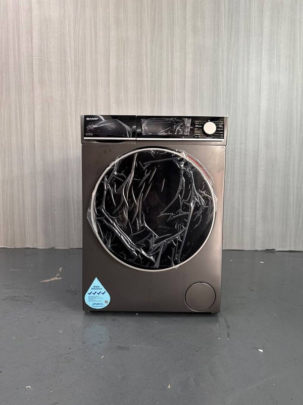 SHARP 8kg FRONT LOAD WASHING MACHINE WASHER MODEL: ES-FW814SB