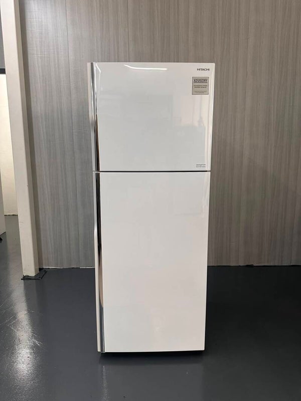 HITACHI 408L 2 Door Top Freezer White Fridge Refrigerator Model: R-VX480PMS9