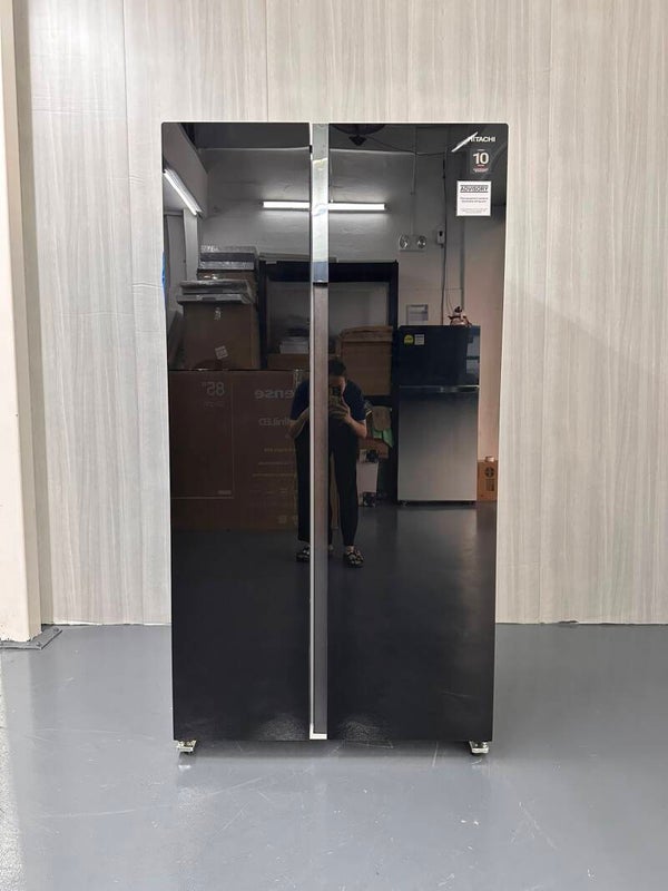 HITACHI 525L Side By Side Refrigerator Fridge  Model : HRSN9552DGBSG