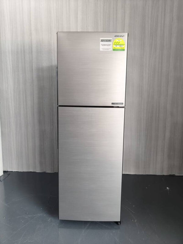 SHARP 223L 2 DOOR TOP MOUNTED REFRIGERATOR FRIDGE  Model: SJ-RF22E-SL