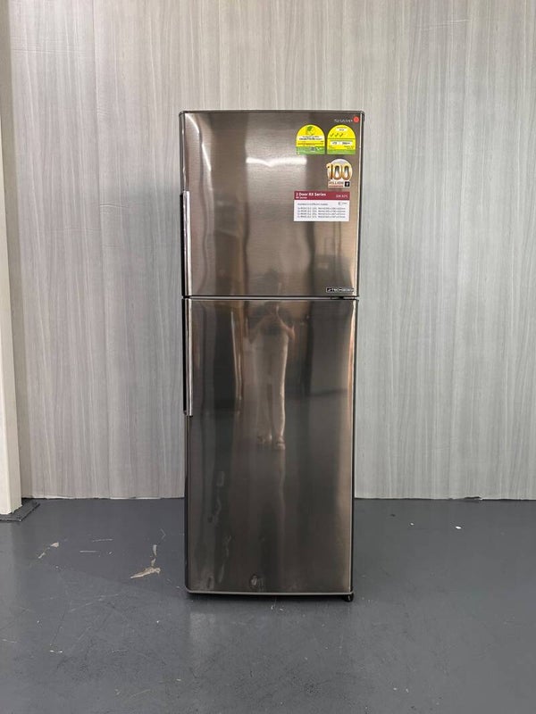 SHARP 291L 2 Door Top Freezer Refrigerator Fridge  Model : SJ-RX38E-SL2