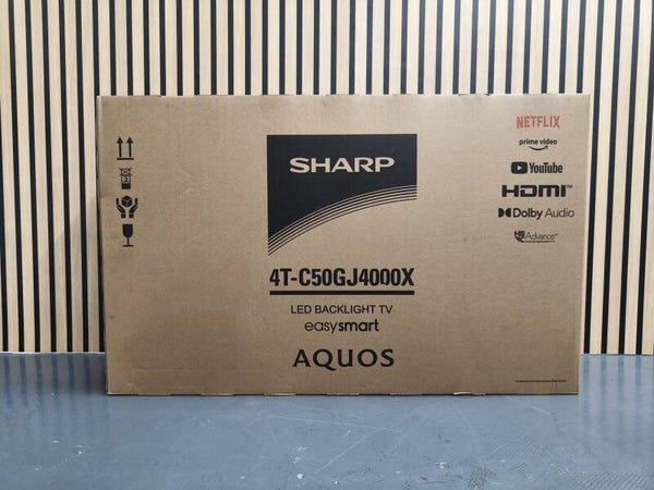 SHARP 50" UHD 4K tv Model: 4T-C50GJ4000X