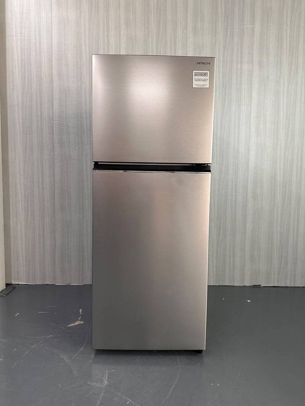 HITACHI 376L 2-Door Top Freezer Refrigerator Fridge  Model: HRTN6408SXSG