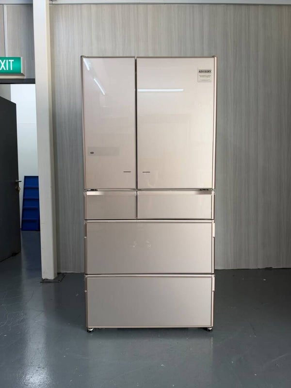 HITACHI 729L Multi 6 Door Refrigerator Fridge 3Tick , Inverter , Champagne Model :R-ZXC740WS