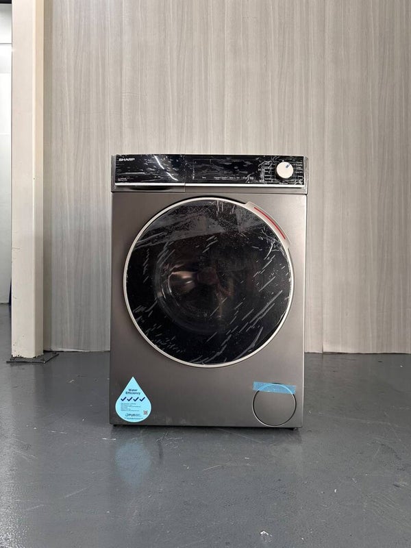 SHARP 9KG FRONT LOAD WASHING MACHINE WASHER MODEL: ES-FW914SB