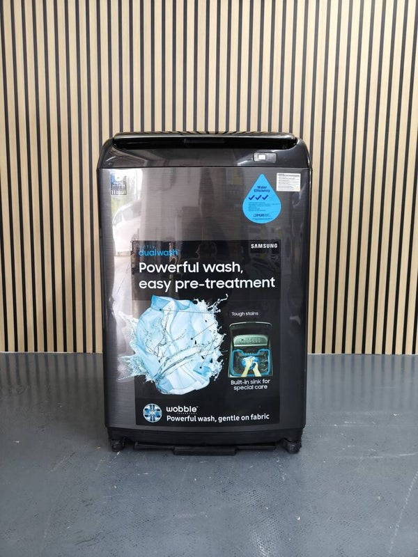 SAMSUNG 14KG TOP LOAD WASHING MACHINE WASHER ACTIVE DUALWASH™️ (BLACK)