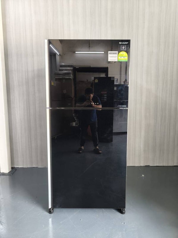 SHARP 512L Grand Top Bottom Refrigerator Fridge Model: SJ-PG51P2-BK