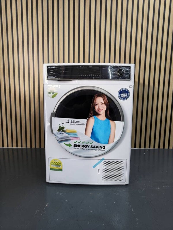 SHARP 9KG HEAT PUMP DRYER  Model: KD-HD9S7GW-W