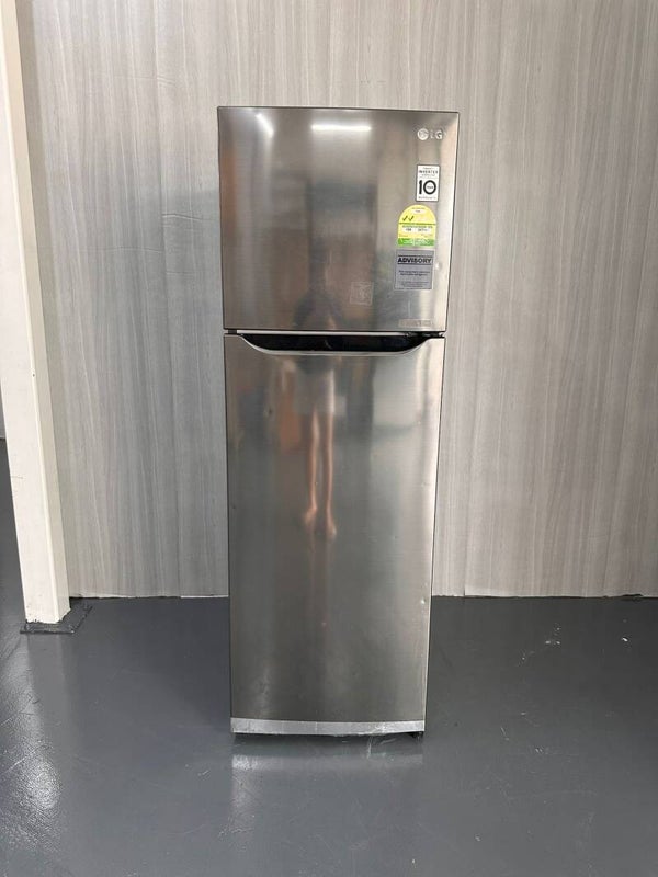 USED  LG 253L 2 Door TOP & BOTTOM REFRIGERATOR FRIDGE  MODEL: GR-B312SLCL