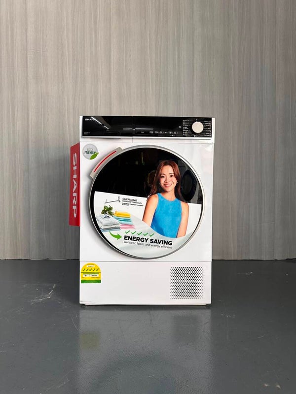 SHARP 8KG HEAT PUMP DRYER  Model: KD-HD8S-W
