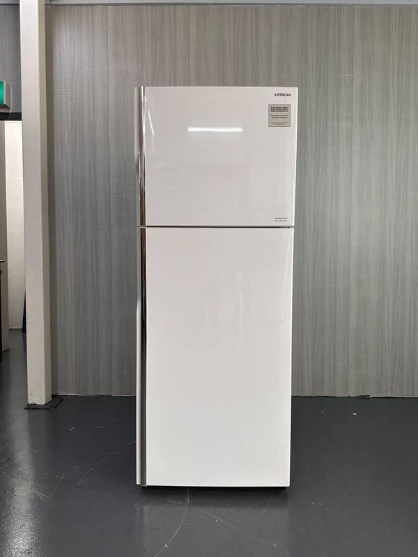 HITACHI 408L 2 Door Top Freezer White Fridge Refrigerator Model: R-VX480PMS9