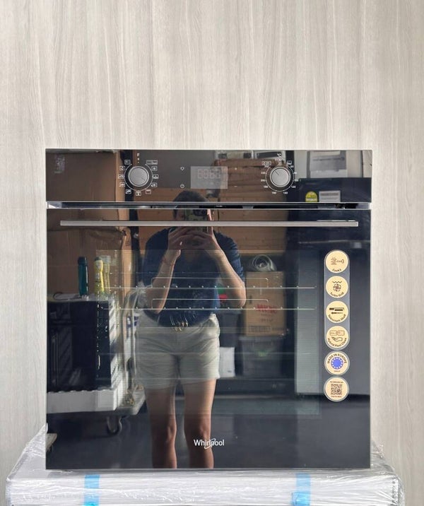 WHIRLPOOL 71L BUILT-IN MULTIFUNCTION HYDROLYTIC OVEN Model : W4OMK58RU1BA
