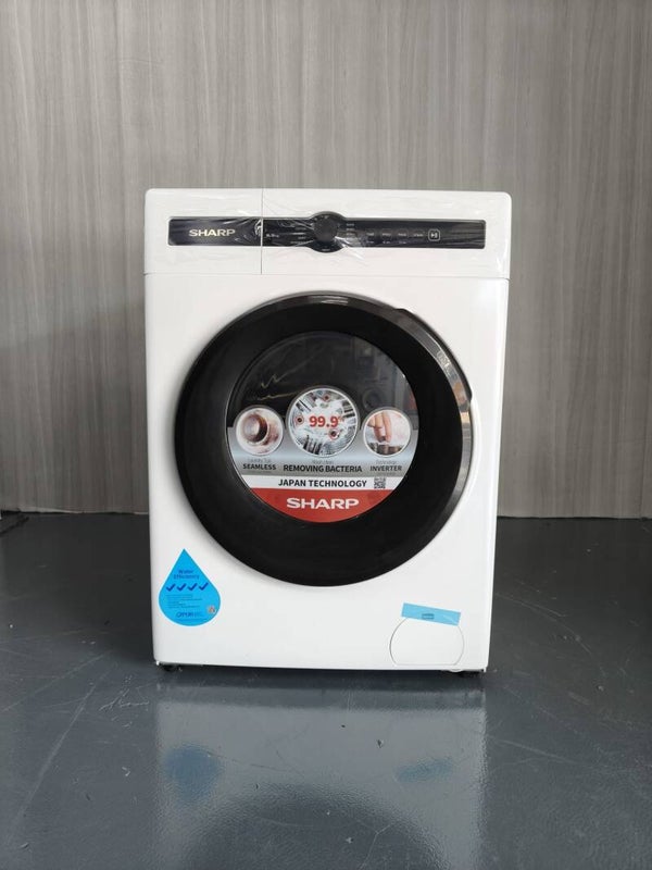 SHARP 9.5kg Front Load Washing Machine Washer  Model: ES-FH95BG-W
