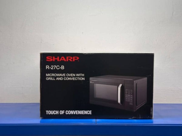 SHARP 27L BLACK CONVECTION MICROWAVE OVEN Model : R-27C-B