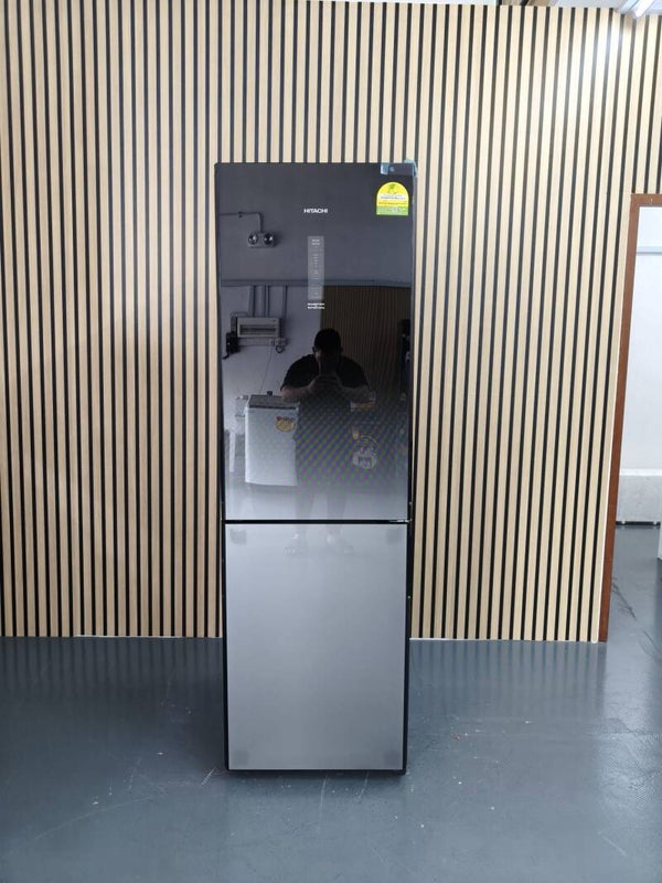 HITACHI 315L 2-Door Bottom Freezer Refrigerator Model: R-BG415P6MSX