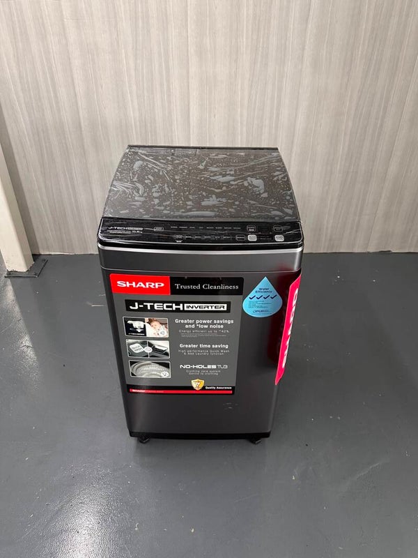 SHARP 10.5kg Top Load Washing Machine Washer  Model : ES-W105TWXT-SA2