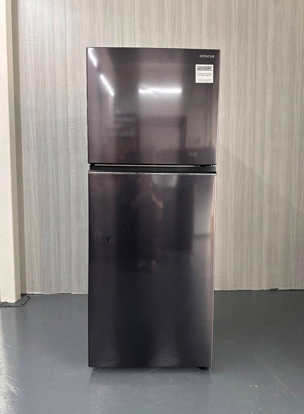 HITACHI 376L 2-Door Top Freezer Refrigerator Fridge  Model: HRTN6408S
