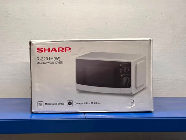 SHARP 20L Basic Microwave Oven (White) Model : R-2201H(W)