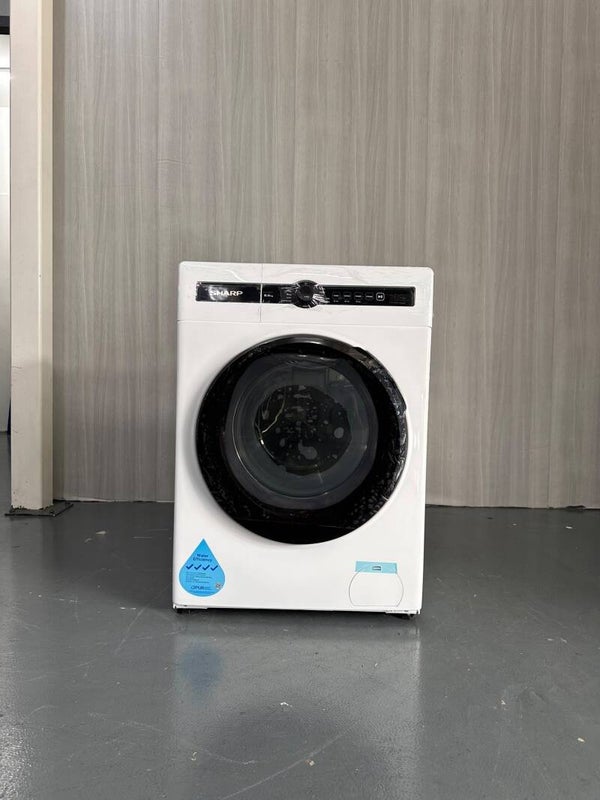 SHARP 8.5KG FRONT LOAD WASHING MACHINE WASHER MODEL: ES-FH105BG-W