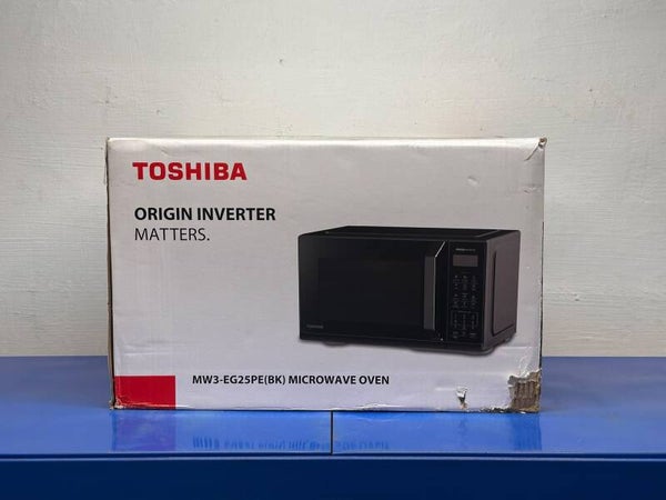TOSHIBA 25L Grill Microwave Oven Model : MW3-EG25PE(BK)