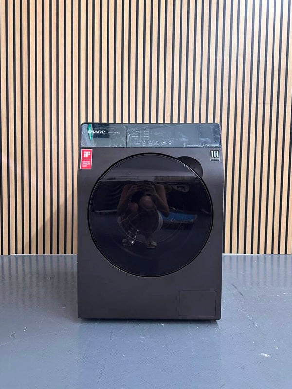 SHARP 10.5KG FRONT LOAD WASHING MACHINE WASHER MODEL: ES-FW105SG