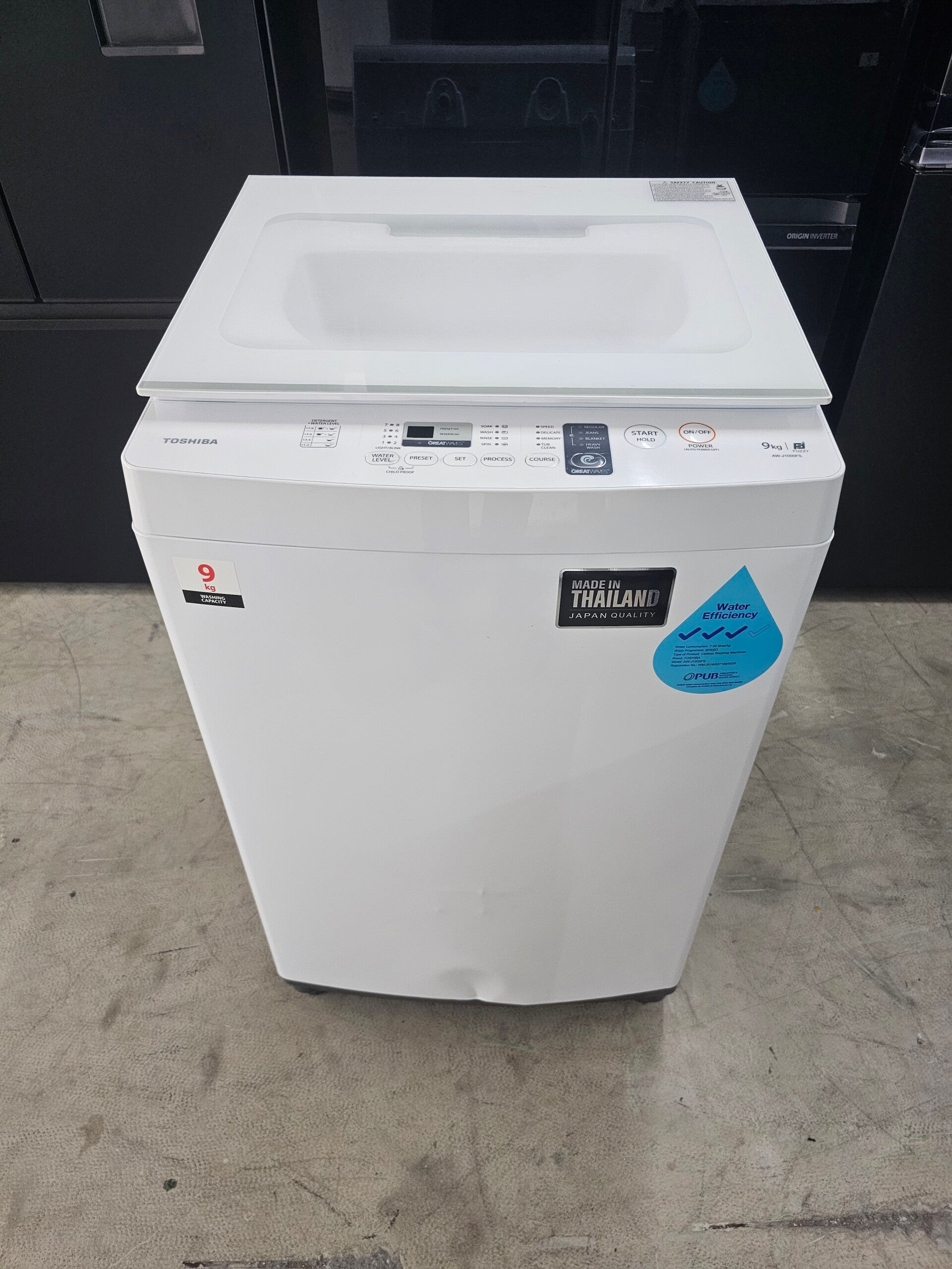 DISPLAY SET - TOSHIBA 9KG TOP LOAD WASHING MACHINE
