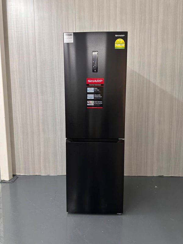 SHARP 315L BOTTOM FREEZER 2 DOOR REFRIGERATOR FRIDGE - DARK SILVER Model: SJ-FB32E-DS