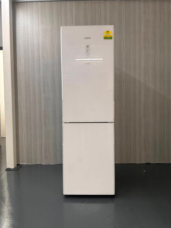 HITACHI 315L 2-Door Bottom Freezer Refrigerator Fridge (White) Model: R-BG415P6MSX