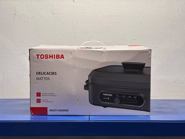 TOSHIBA 4.5L MORANDI GREY MULTI-COOKER Model: HC-14KSSSG(K)
