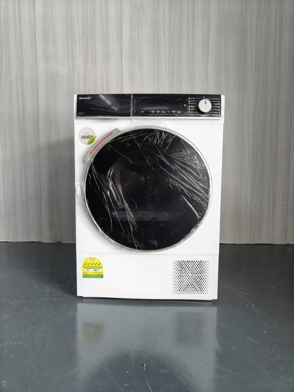 SHARP 8KG HEAT PUMP DRYER  Model: KD-HD8S-W