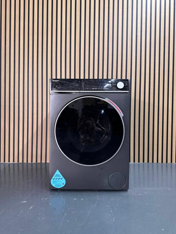 SHARP 8KG FRONT LOAD WASHING MACHINE WASHER MODEL: ES-FW814SB