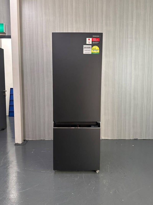 TOSHIBA 332L Bottom Mount Refrigerator Fridge Model: GR-RB410WE-PMX