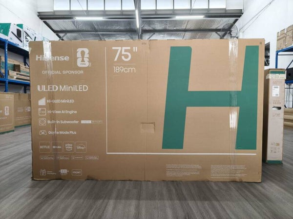 HISENSE 75" ULED MiniLED tv Model: 75E8SE