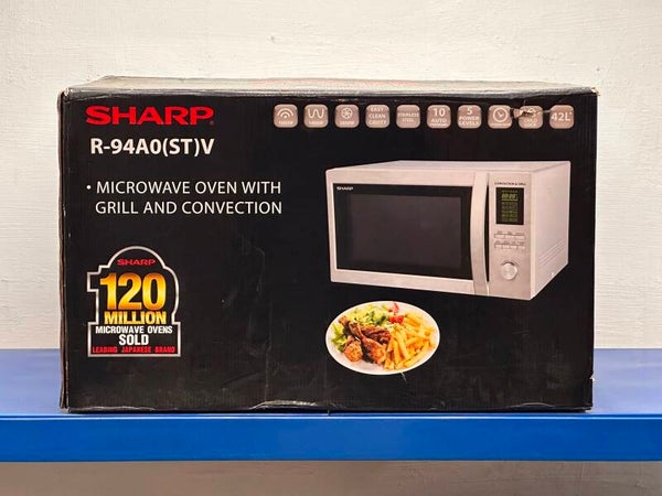 SHARP 42L Microwave Oven with Convection  Model : R-94A0(ST)V Display Set