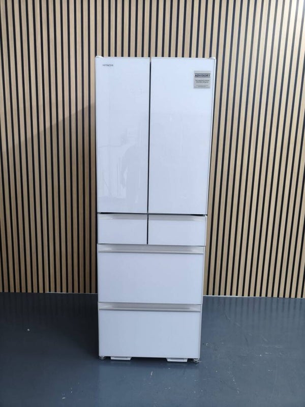 HITACHI 485L MULTI DOOR FRIDGE CRYSTAL WHITE Model: R-HV490WSXW