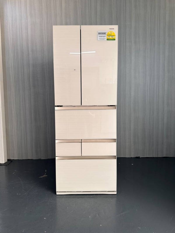 TOSHIBA 588L MULTI 6 DOOR REFRIGERATOR FRIDGE 3 TICKS Model: GR-RM631WE-PGX(A6)